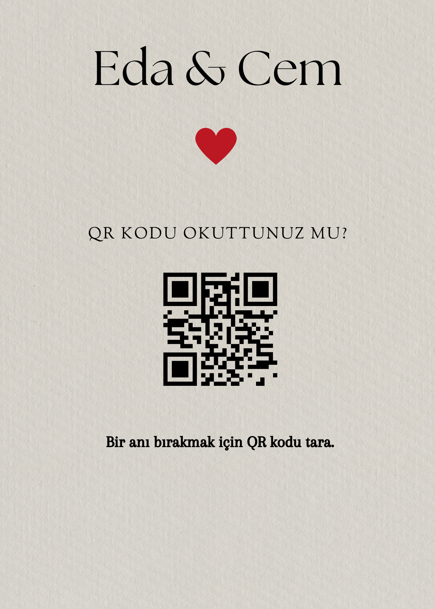QR Şablon
